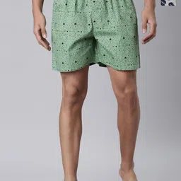 Joven Pack Of 2 Printed Pure Cotton Side Pocket Boxers 25JB2P-GLGC-image-76