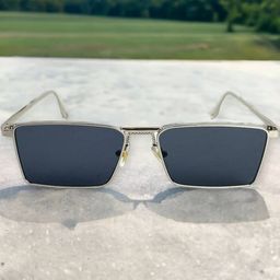 Arzonai Unisex Black Lens & Silver-Toned Sunglasses with-picture-35