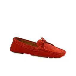 Eske Women Textured Leather Loafers-43