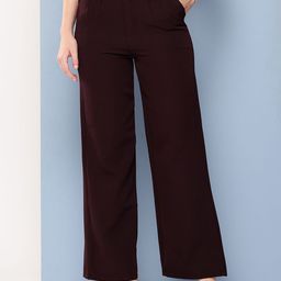 BAESD Women Mid-Rise Easy Wash Parallel Trousers-picture-38