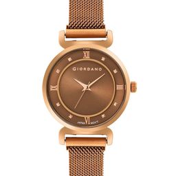 GIORDANO Women Dial & Bracelet Style Straps Analogue Watch GZ-60062-55-13