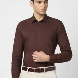 Van Heusen Men Slim Fit Striped Formal Shirt-image-54
