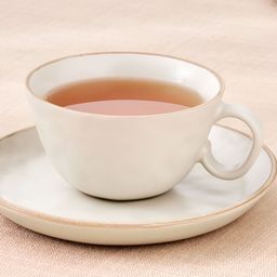 Home Centre Beige Solid Stoneware Matte Cup & Saucer - 150ml-45