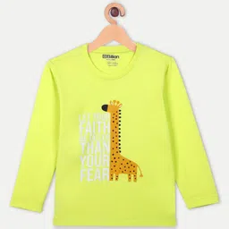 Billion Boys Typography Printed Pure Cotton Applique T-shirt-33