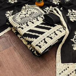 DIVASTRI Embroidered Unstitched Dress Material-picture-44