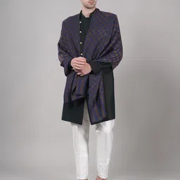 MUFFLY Unisex Checked Stole-image-6