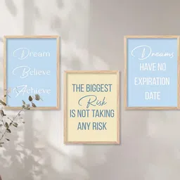 Motivational Wall Art With Frame Home Decor Wall Painting For Living Room Office Bedroom-image-72