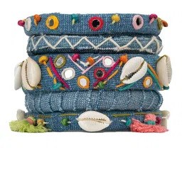 Taasha Craft Set Of 5 Embellished Bangles image 4