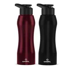 Speedex Maroon & Black 2 Pieces Stainless Steel Water Bottle - 1000 ml Each-image-88