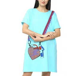 POLLOLOCO Printed Nightdress-image-70
