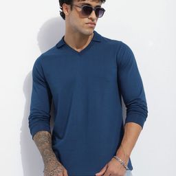 DILLINGER Polo Collar Long Sleeves Cotton T-shirt-picture-14