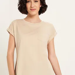 Dreamz by Pantaloons Pure Cotton Round Neck Lounge T-Shirt-image-43