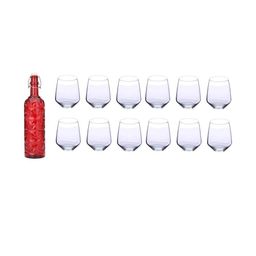 SOMIL Red Glass Airtight Can Bottle-image-34