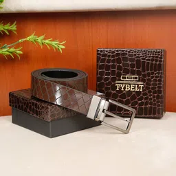 TYBELT Men Textured Leather Reversible Belt-picture-45