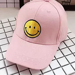 Infispace Men Embroidered Pure Cotton Smiley Summer Cap-41