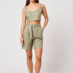 ASHITA FERNANDES Women Regular Fit Regular Shorts-image-77
