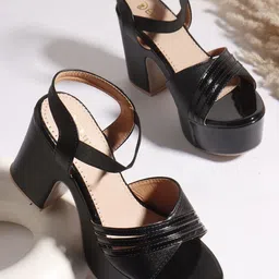 Denill Open Toe Block Sandals-9