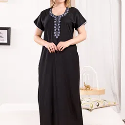 TRUNDZ Embroidered Maxi Nightdress-picture-28
