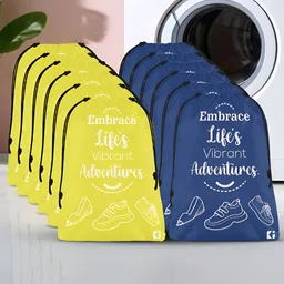 Aura Yellow Set of 6 Water Resistant Multi-Utility Organisers-39