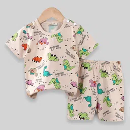 YK Boys Printed T-shirt With Shorts-43