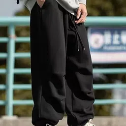 Imsa Moda Men Black Track Pants-image-24