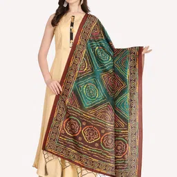 Kaizen TEXO FAB Ethnic Motifs Printed Dupatta image 1