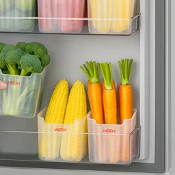 Milton Cryo Unisex Set Of 6 Transparent Fridge Door Storage Boxes-27