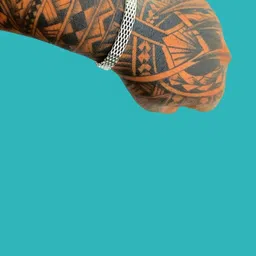 Dynamic Retail Global Men Silver Plated Mesh Link Bracelet image 3
