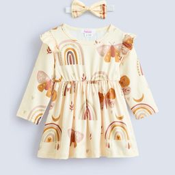 Hopscotch Girls Polyester Fit & Flare Dresses-picture-20