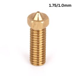 V6 Volcano Brass Length Extruder Nozzle 1.75mm x 1.0mm-14
