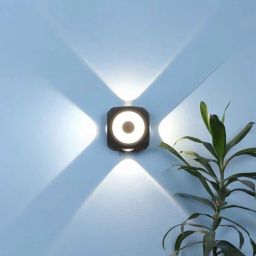 Brightra Black Aluminium Wall Light | Inbuilt LED | without Bulb | Eliante by Jainsons Lights-picture-7
