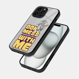 macmerise Cartoon Characters Printed iPhone 16 Pro Bumper Case Mobile Accessories-24