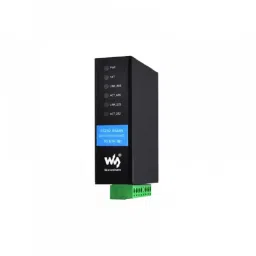 Waveshare RS232 RS485 to RJ45 Ethernet Serial Server, RS232 And RS485 Dual Channels Independent Operation, Dual Ethernet Ports, common netowrk port-30