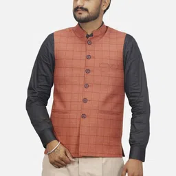 GARGIAN Master Cut Men Copper Polyester Jackets-picture-4