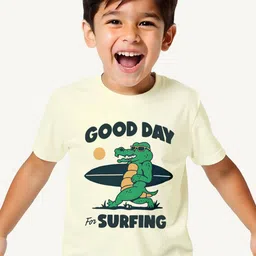 Guugly Wuugly Boys Printed Applique T-shirt-28