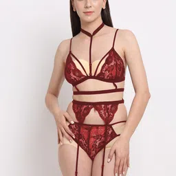 FIMBUL Shoulder Straps Net Baby Doll-image-51