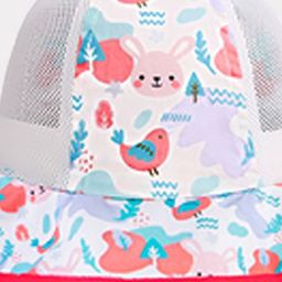 Little Surprise Box LLP Kids Rabbit Breathable Net Sun Hat With Adjustable Strap image 3