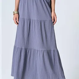 ALL WAYS YOU Tiered Maxi Skirt-picture-50