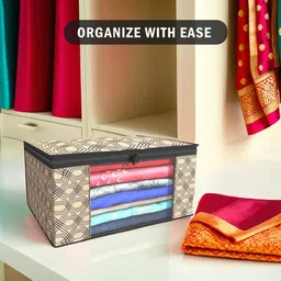 Kuber Industries Coffee Brown Set of 4 Regular Drawer Organiser Organisers image 3