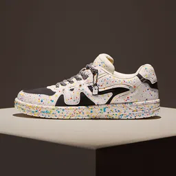 The Souled Store Men Printed PU Sneakers-image-33
