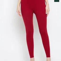 Clora Creation Pack Of 2 Mid-Rise Ankle-Length Leggings-image-50