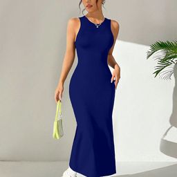AAHWAN Women Bodycon Midi Dress-image-93