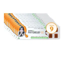 Alchem Set Of 9 Phytorelief-CC Immunity Lozenges For Cough- 10 Pastilles Each-57