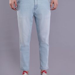 MEGHZ Men Loose Relaxed Fit Heavy Fade Bleached Stretchable Jeans-image-40