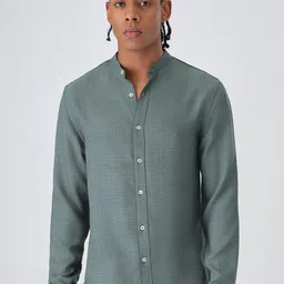 Banana Club Men Classic Slim Fit Opaque Casual Shirt-image-28