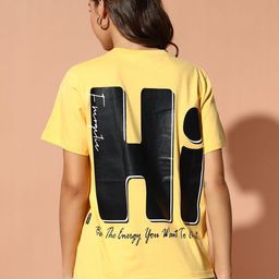 The Dry State Women Typography Printed Raw Edge T-shirt-image-10