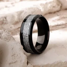 Yellow Chimes Men Stainless Steel Band Ring-51