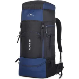 TRAWOC Alpine 55 Litres Colourblocked Hiking Trekking Rucksack-picture-3