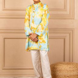 Jilmil Boys Printed Kurta with Trousers-51