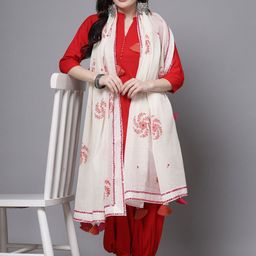 Clora Creation Women Regular Kurta with Salwar & With Embroidered Dupatta-image-21